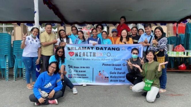 
Foto bersama dalam kegiatan Health Expo, Minggu 28 Mei 2023Foto: Istimewa for Sasagupapua.com