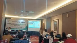 Suasana Bimtek yang digelar oleh Loka POM Kabupaten Mimika.Foto: Sasagupapua.com