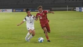 Marsela Awi saat bertanding melawan Timor LesteFoto: pssi.org
