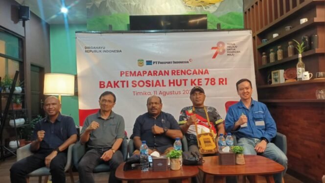 
Suasana jumpa pers pemaparan rencana Bakti Sosial HUT Ke 78 RI.Foto: Kristin Rejang-Sasagupapua.com