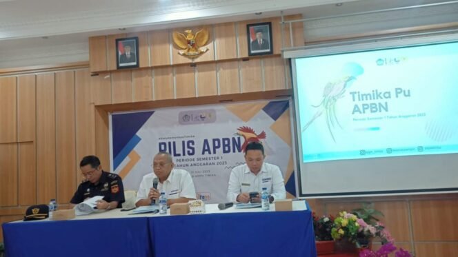 
Suasana rilis APBN di Aula Kantor KPPN belum lama ini.Foto: Kristin Rejang-Sasagupapua.com