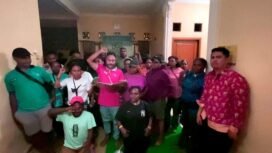 Mahasiswa Mimika Korwil Salatiga saat melakukan Konferensi Pers.Foto: Istimewa for Sasagupapua.com