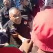 Foto: Capture Video viral Aksi Ormas Garuda di NTT saat melakukan pengeroyokan terhadap mahasiswa Papua di Kota Kupang.