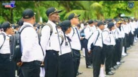 CPNS dilingkup Kabupaten Sarmi yang mengikuti Prajabatan.Foto: Capture Video Tiktok Protokoler Sarmi