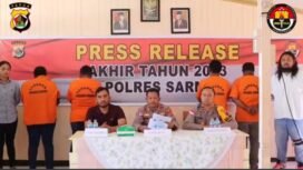 Foto: Capture Video Humas Polres Sarmi