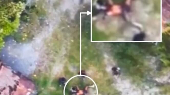 
Pantauan drone aparat keamanan.Foto: Humas Satgas Damai Cartenz