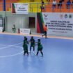 Suasana pertandingan Futsal putri Papua Pegunungan melawan Papua Selatan.Foto: Istimewa
