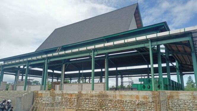 
Vihara Bodhi Mandala dalam proses pembangunan. Foto: Kristina Rejang/Sasagupapua.com