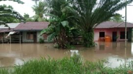 Kondisi Banjir di Kampung Limau Asri