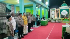 Bupati Mimika, Johannes Rettob bersama jajaran Forkopimda berkunjung ke Masjid Agung Babusalam. (Foto: Istimewa)