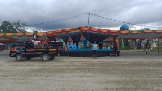
Suasana persiapan pawai Ta'aruf di Eks Pasar Swadaya Timika. Foto: Istimewa for Sasagupapua.com
