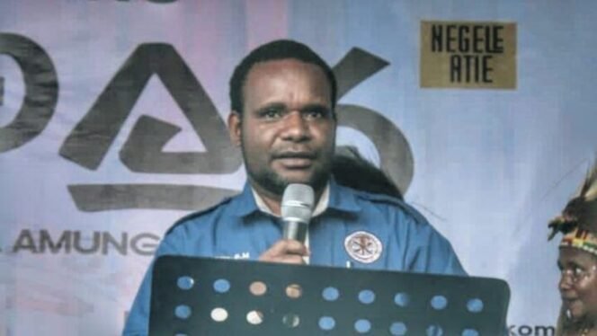 
Elinus Balinol Mom, DPRD Mimika terpilih periode 2024-2029.Foto: Istimewa