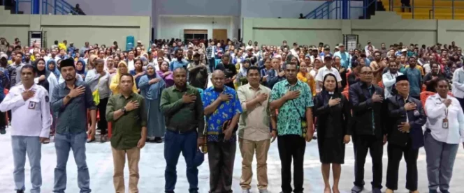 
PARADE FOTO : KPU MIMIKA LANTIK 811 Pantarlih, Untuk Tahapan Pilkada Mimika 2024