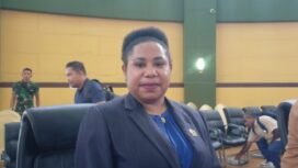 Ketua Fraksi Demokrat DPRD Mimika, Ancelina Beanal
