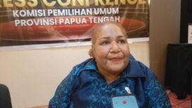 Ketua KPU Provinsi Papua Tengah, Jenifer Darling Tabuni. (Foto: Sasagupapua.com)