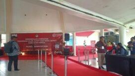 Suasana di RSUD Kabupaten Mimika, Provinsi Papua Tengah tempat para Paslon melaksanakan pemeriksaan kesehatan. (Foto: Sasagupapua.com)