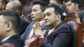 Pemohon yang diwakili oleh Said Salahudin selaku kuasa hukum saat pembacaan putusan Nomor 60/PUU-XXII/2024, Selasa (20/8/2024). Foto Humas MK/Bayu