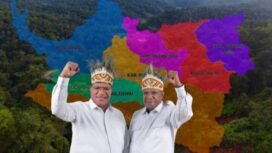 John Wempi Wetipo dan Ausilius You (JWW-AYO), Pasangan Calon Gubernur dan Wakil Gubernur Provinsi Papua Tengah. (Foto: Istimewa)