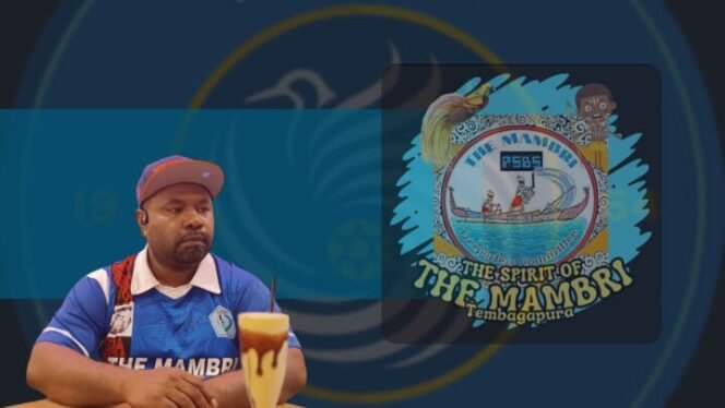 
Jubir The Mambri PT.Freeport Indonesia Mimika Papua Tengah, Nimrod Mnsen. (Foto: Edwin Rumanasen)