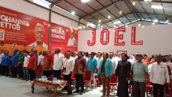 
Suasana pelantikan Tim Kampanye Koalisi Rakyat Bersatu. (Foto: Ist)