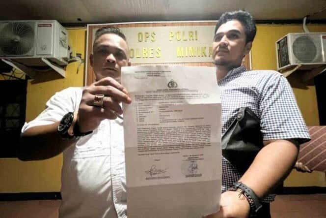 
Tuduhan Ijazah Palsu, Tiga Orang Dilaporkan ke Polres Mimika Oleh Tim Hukum MP3