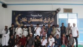 Keluarga besar Lapas Mimika saat merayakan Hari Raya Maulid Nabi Muhammad Saw. (Foto: Istimewa)