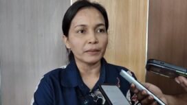 Ida Wahyuni dipercayakan menjadi panitia pelaksana kegiatan HUT Mimika. (Foto: JMSI)