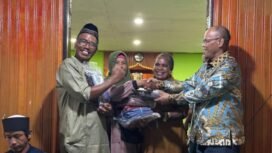 Yusuf Rombe ketika menghadiri perayaan Maulid Nabi Muhammad SAW yang berlangsung di Kampung Baduy, Musalah Ar Rahman, Jalan WR Soepratman. (Foto: MEDIA AIYE)