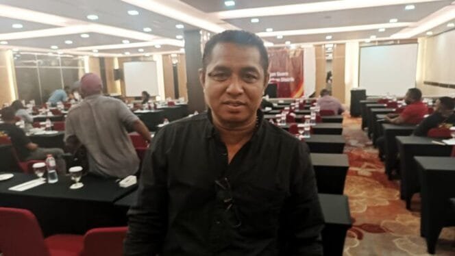 
Koordinator Divisi Teknis KPU Mimika, Fransiskus Xaverius Ama Bebe Bahy. Foto: Edwin Rumanasen