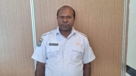 Kepala Bidang Pencegahan dan Pengendalian Penyakit (P2P) Dinas Kesehatan Mimika, Obet Tekege.