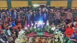 Suasana di Kantor DPRD Kabupaten Mimika. (Foto: JMSI Mimika)