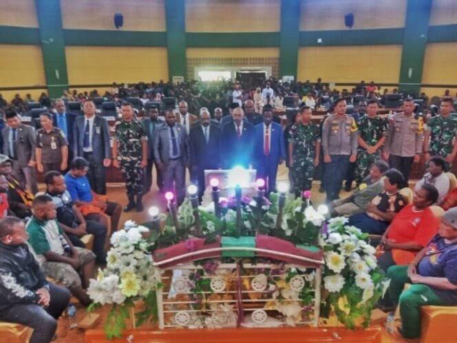 
Suasana di Kantor DPRD Kabupaten Mimika. (Foto: JMSI Mimika)