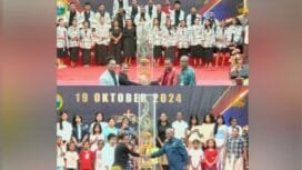 PAM GKI Marten Luther (atas) dan PAR GKI Betlehem Kuala Kencana (bawah). 