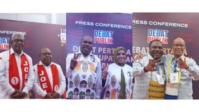 
Tiga Paslon Cabup dan Cawabup di Mimika Apresiasi Debat yang Diselenggarakan KPU Mimika