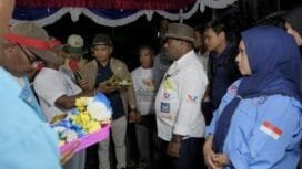 Peresmian Posko Kompleks Wowor di Jalan C. Heatubun, Kwamki. (Foto: Istimewa)