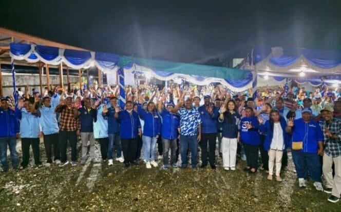 
Relawan PIS Garda Terdepan Demokrat Mimika Siap Menangkan AIYE