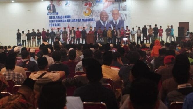 
Suasana Deklarasi Kerukunan Keluarga Madura Untuk AIYE. 