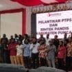 Suasana foto bersama dalam kegiatan pelantikan PTPS Kabupaten Puncak.