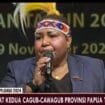 Ketua KPU Kabupaten Papua Tengah, Jenifer Darling Tabuni. (Foto: Tangkapan Layar Video YouTube Metro TV)