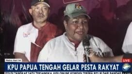 Ketua KPU Papua Tengah, Jenifer Darling Tabuni. (Foto: Capture YouTube MetroTV)