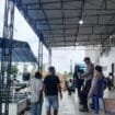 Terlihat aparat keamanan sementara berjaga di lokasi pleno PPD. (Foto: Humas JMSI)