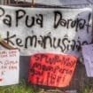 Suara dari Solidaritas Pelajar Papua di Kabupaten Nabire Papua tengah memperingati hari HAM Sedunia 10 Desember 2024. (Foto: Kristina Rejang)