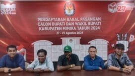 Anggota KPU Kabupaten Mimika. (Foto: Istimewa)