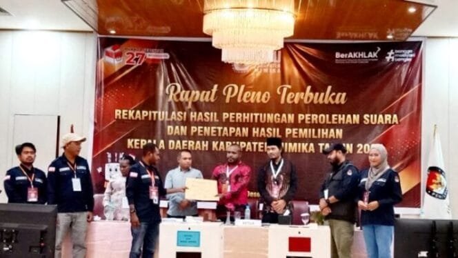 
Pilkada Mimika, Berikut Hasil Perolehan Suara di Distrik Wania