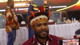 Ketua KPU Mimika, Dete Abugau