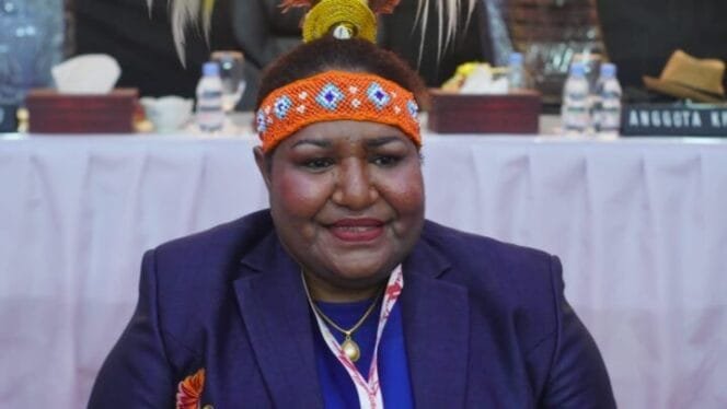 
Ketua KPU Papua Tengah, Jennifer Darling Tabuni