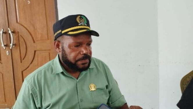 
Anggota Dewan Perwakilan Rakyat Kabupaten (DPRK) Mimika, Provinsi Papua Tengah dari Partai Perindo, Bilianus Zoani/Foto : husyen opa