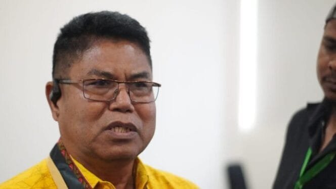 
Ketua Sementara Dewan Perwakilan Rakyat Kabupaten (DPRK) Mimika, Iwan Anwar. (Foto: Kristin Rejang)