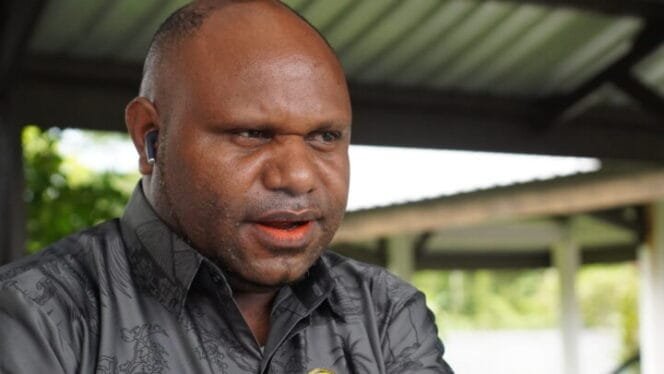 
DPRK Mimika Jalur Otsus, Luther Beanal. (Foto: Kristin Rejang/Sasagupapua.com)