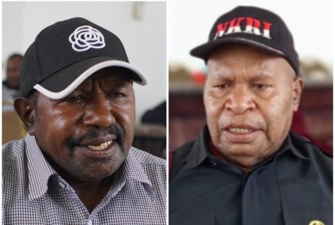 
Anggota DPRK Mimika, Elias Mirip dan Anton N. Alom